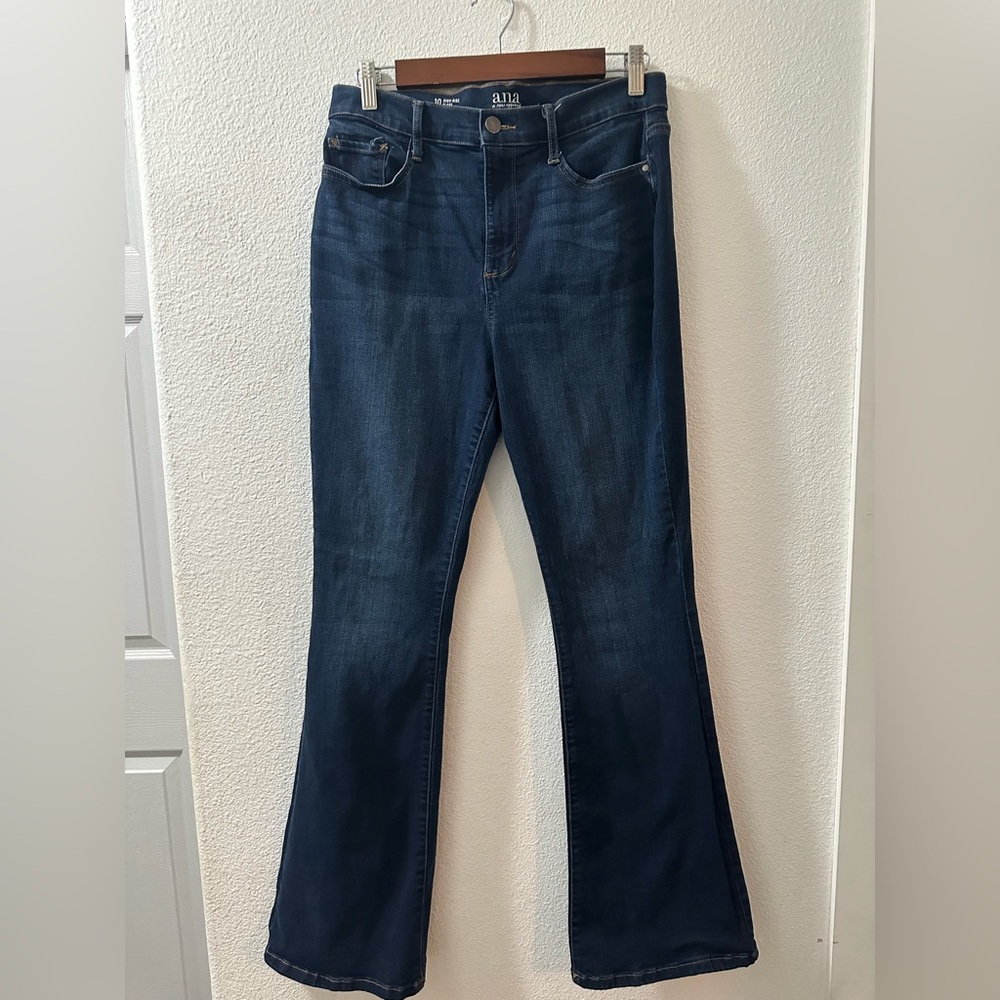 Size 10 Ana high rise flare jeans. Brand new never worn.